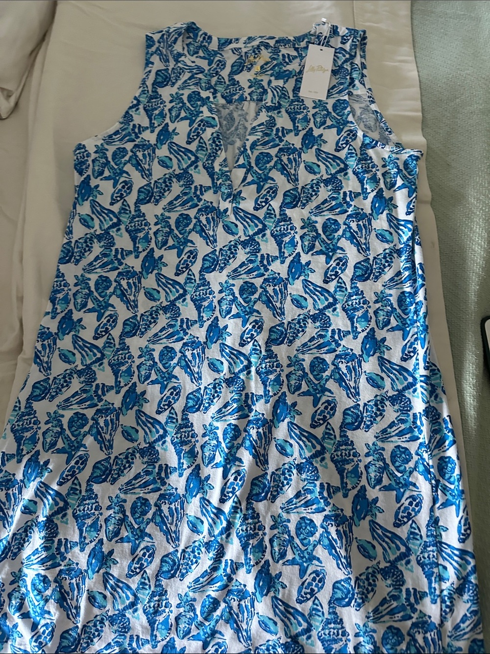 Lilly Pulitzer Dev Dress in shell collection - Picture 2 of 5